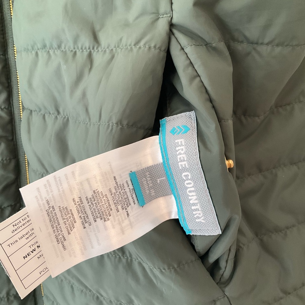 Free Country Sage Green Fleece Jacket - Picture 5 of 10